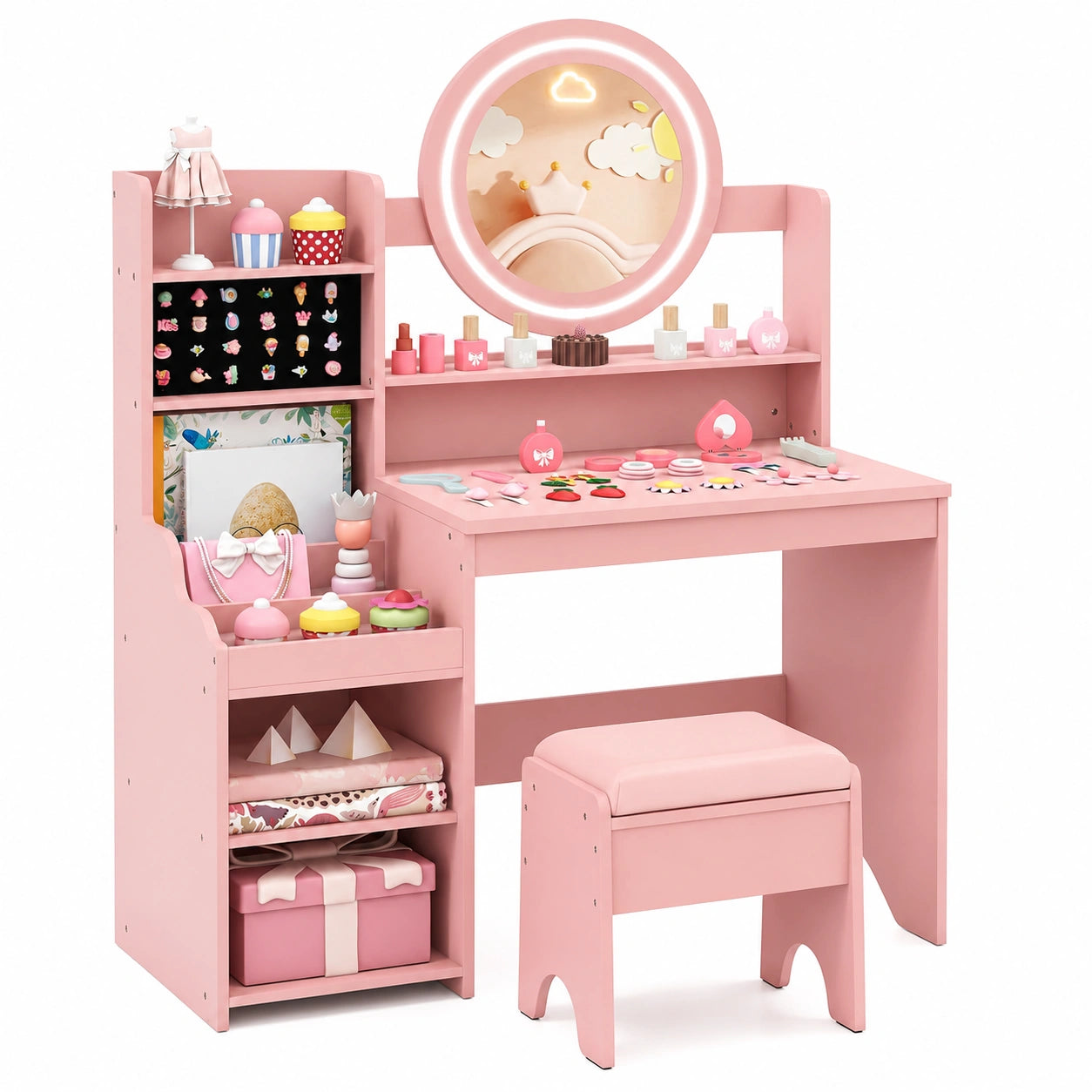 coiffeuse-enfant-avec-miroir-lumineux-et-tabouret-bureau-avec-etageres-et-compartiments-de-rangement-dispositif-de-securite-inclus-sifght2043wn