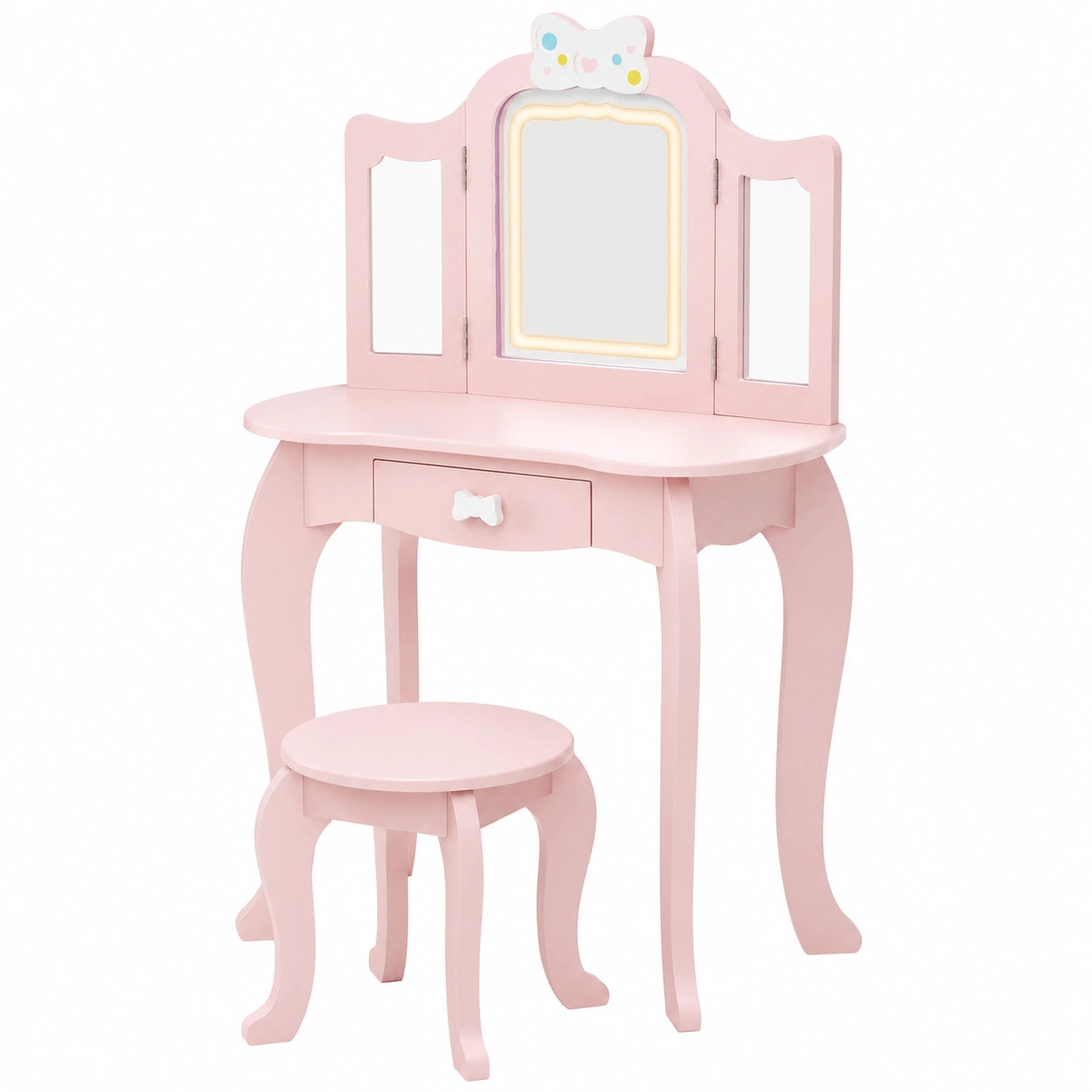 table-de-coiffure-enfant-avec-miroir-triple-et-lumiere-led-onlniz2133dl
